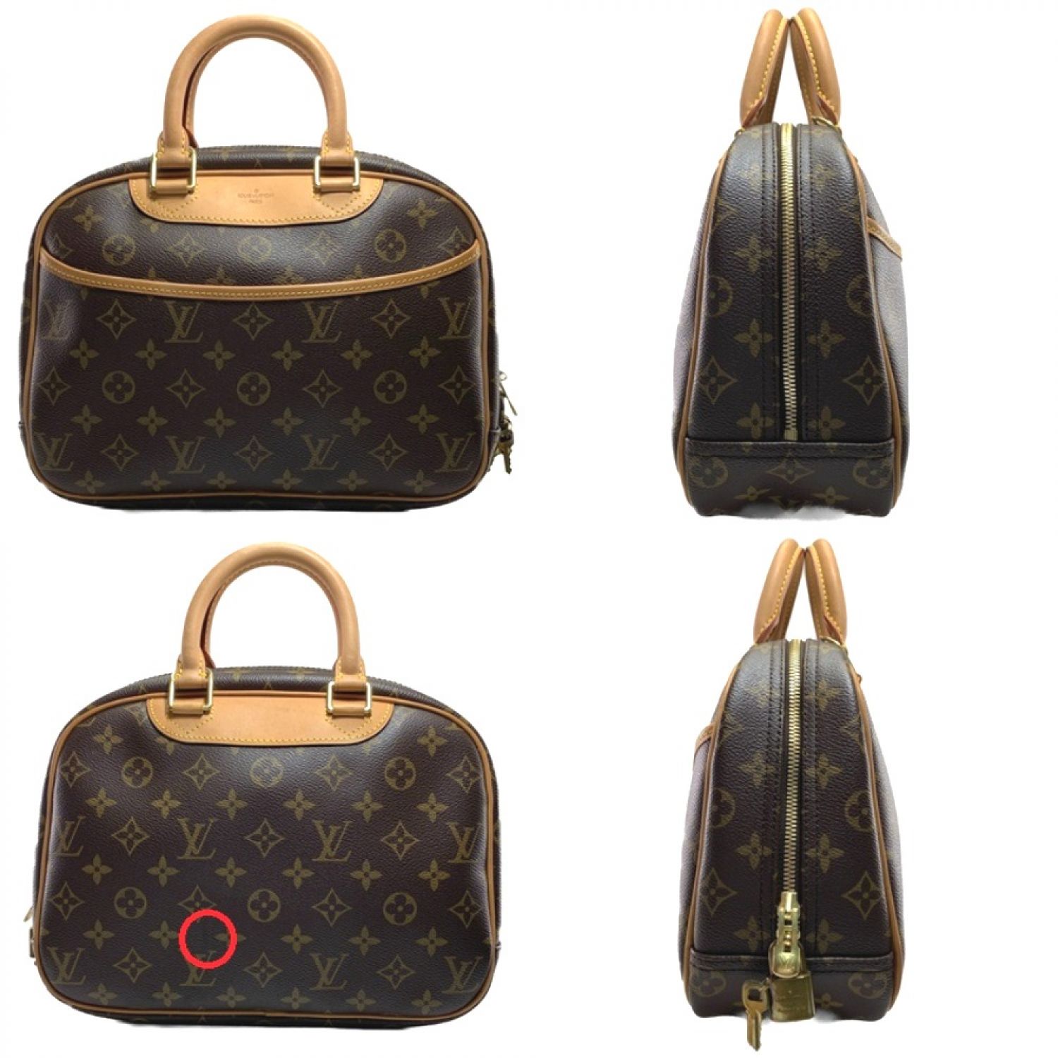 パドロック¥2000LOUISVUITTON ルイヴィトン モノグラム トゥルーヴィル