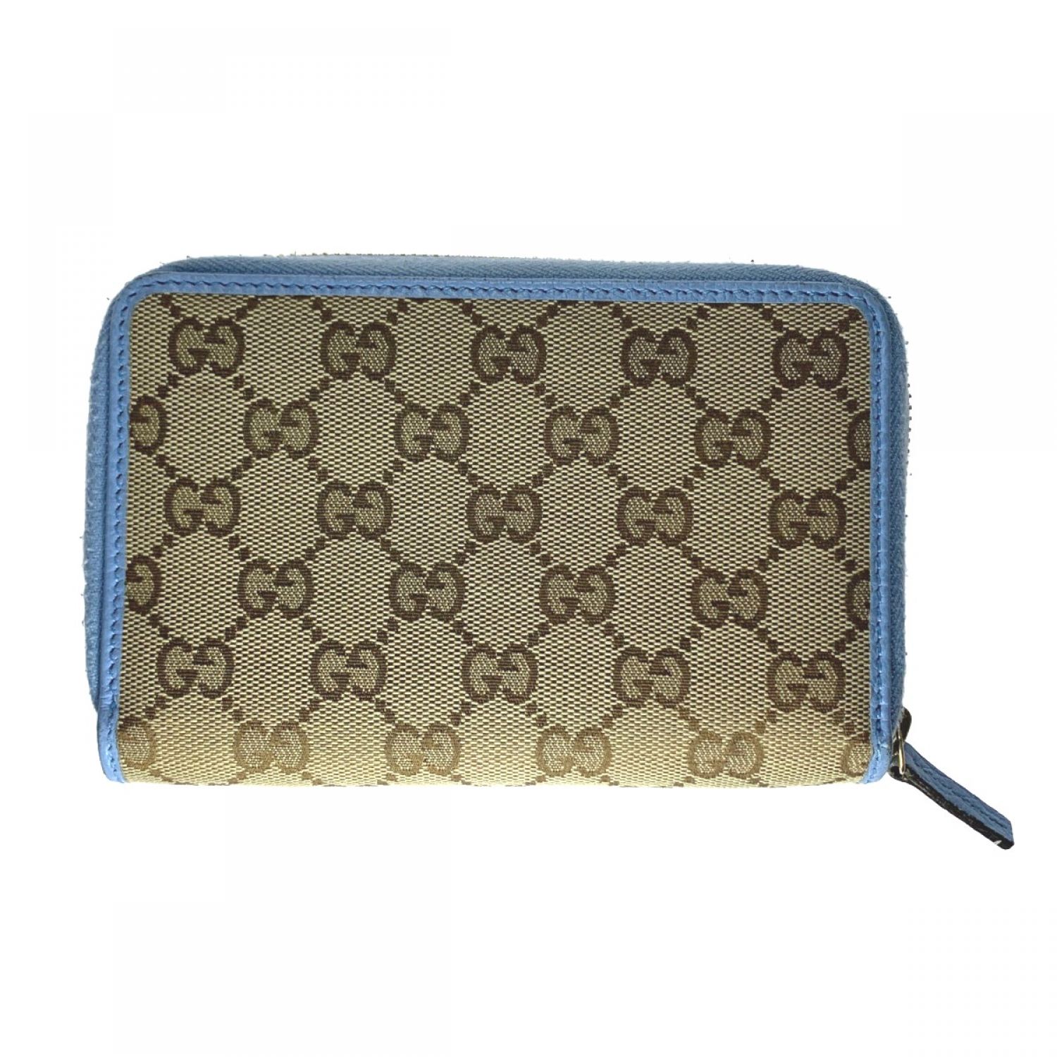 中古】 GUCCI グッチ ラウンドファスナー 二つ折り財布 420113