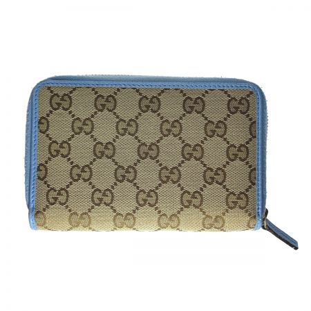 【中古】 GUCCI グッチ ラウンドファスナー 二つ折り財布 420113