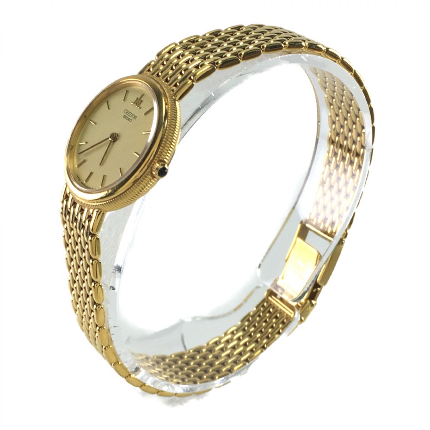CREDOR クレドール 18kt 金無垢 セイコー レディース 腕時計 - 腕時計