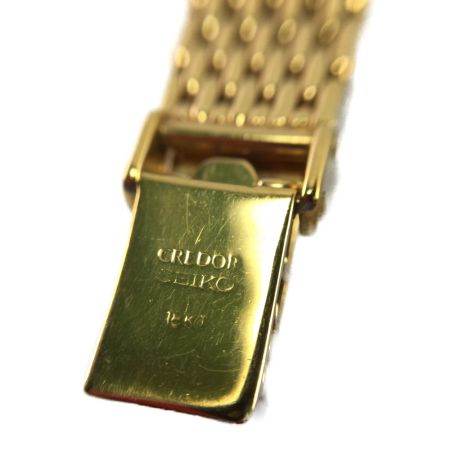 SEIKO セイコー 腕時計 CREDOR クレドール 18KT K18YG 金無垢 4N70-0160
