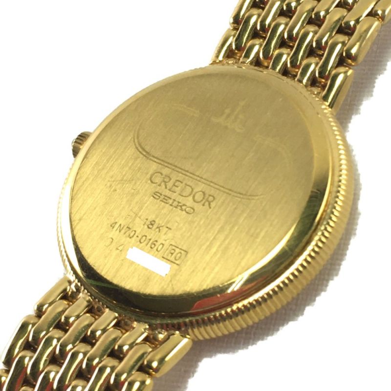 SEIKO 良品 クレドール 18K ベゼル 腕時計 18金 セイコー K18 - 時計