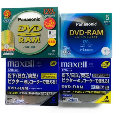   DVD-RAM maxell×2P Panasonic×4P