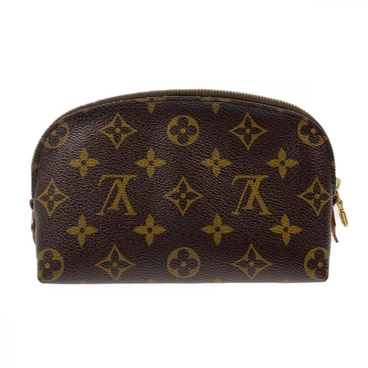 LOUIS VUITTON ルイヴィトン ポシェット・コスメティック PM ポーチ コスメポーチ モノグラム M47515 ブラウン ｜中古｜なんでもリサイクルビッグバン