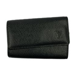 ▽▽ LOUIS VUITTON ルイヴィトン ミュルティクレ 6　タイガ　キーケース M30500 ブラック Cランク