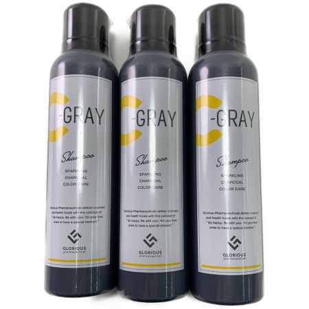   C-GRAY シーグレイ カラーケアスパークリングシャンプー 3本