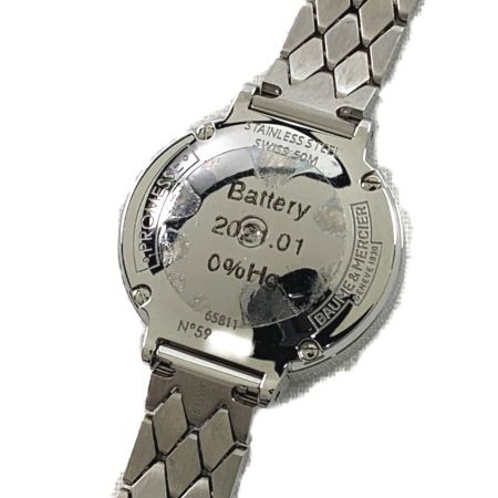  BAUME&MERCIER プティ プロメス ダイヤモンド/シェル M0A10289 ホワイトシェル