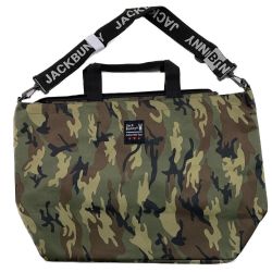 ▽▽ Jack Bunny!! ジャックバニー 2WAYビッグトートバッグ カモフラ柄 Aランク