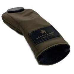 ▽▽ lahella golf BRITISH MILLERAIN ヘッドカバー ユーティリティ L-570 カーキ Sランク