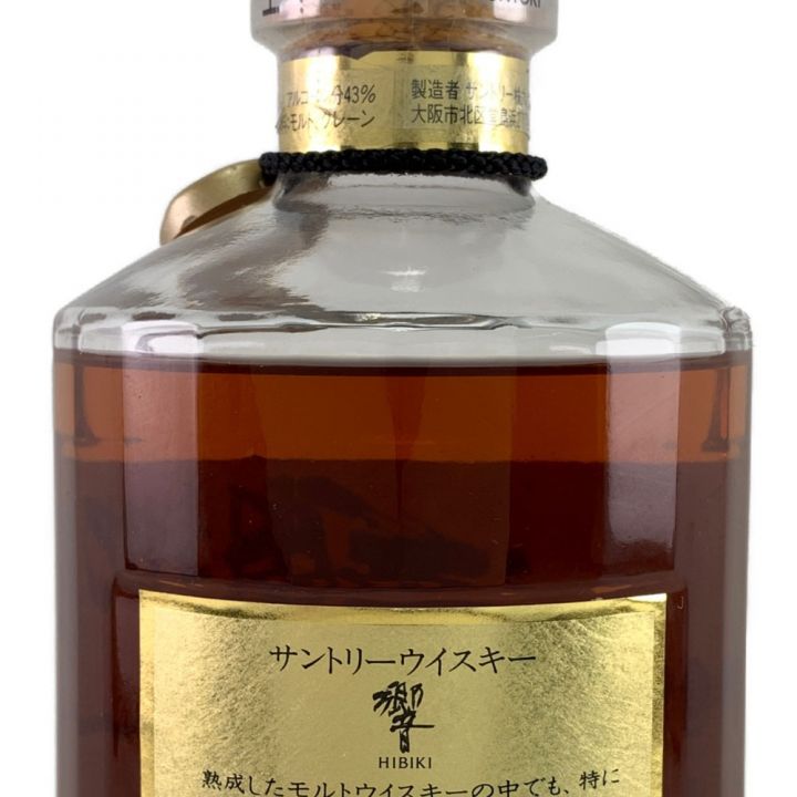 北海道内限定発送】 SUNTORY サントリー ウイスキー 響 金キャップ 裏ゴールドラベル 700ml 未開栓｜中古｜なんでもリサイクルビッグバン