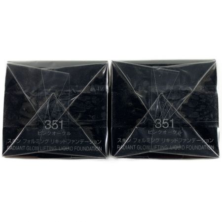  コーセー COSME DECORTE AQ スキンフォルミング リキッドファンデーション 351 ピンクオークル 30ml 2個セット