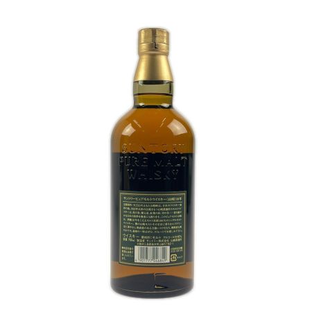 【北海道内限定発送】 SUNTORY サントリー ピュアモルトウイスキー 山崎 10年 シングルモルト 金花 700ml 未開栓