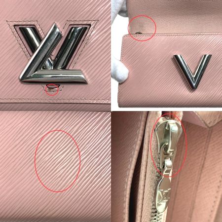  LOUIS VUITTON ルイヴィトン エピ ポルトフォイユ・ツイスト M61178 ローズ・バレリーヌ