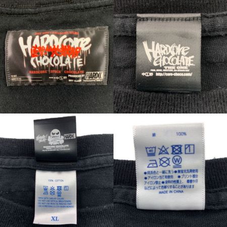  ハードコアチョコレート Tシャツ　4着セット　W ING（半袖）　コアチョコ（長袖）　サイズXL ブラック