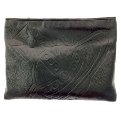 ▽▽ Vivienne Westwood ヴィヴィアン・ウエストウッド ハミルトン　クラッチバック ブラック Bランク