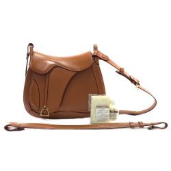 ▽▽ ITAGAKI 鞍ショルダーバッグ　大　Kura Shoulder Bag Large ブラウン Cランク