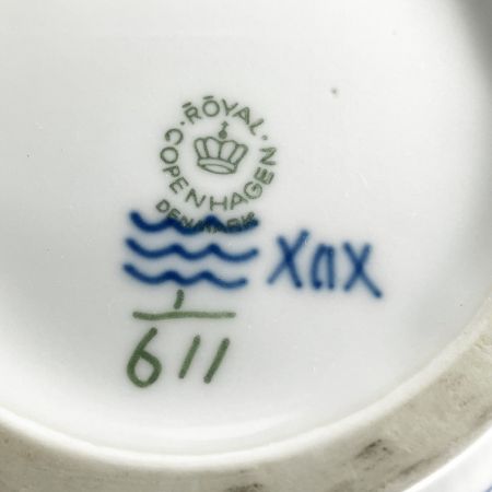  ROYAL COPENHAGEN ロイヤル・コペンハーゲン ブルーフルーテッド ハーフレース ティーポット 