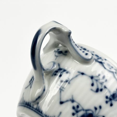  ROYAL COPENHAGEN ロイヤル・コペンハーゲン ブルーフルーテッド ハーフレース シュガーポット 1985-91年代 