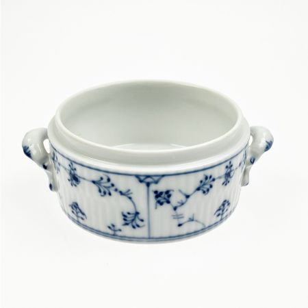  ROYAL COPENHAGEN ロイヤル・コペンハーゲン ブルーフルーテッド シュガーポット 1985-91年代 小物入れ