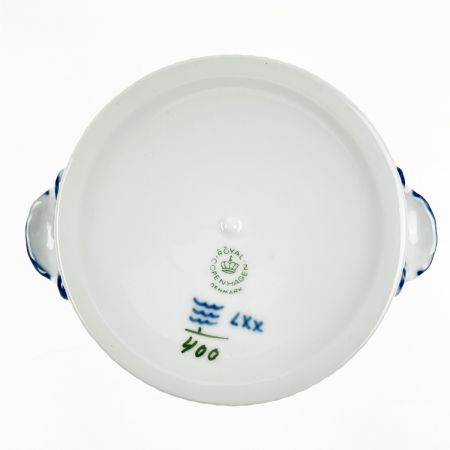  ROYAL COPENHAGEN ロイヤル・コペンハーゲン ブルーフルーテッド シュガーポット 1985-91年代 小物入れ