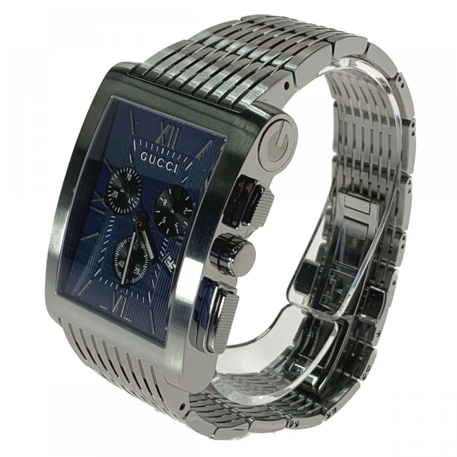 ステンレススチールグッチ Ｇメトロ 腕時計 GU-YA086318  2年