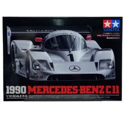 ▽▽ TAMIYA タミヤ 1/10 電動RCレーシングカー 1990 メルセデス・ベンツ C11 未組立品 Sランク