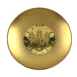 ▽▽  K24 99.8g 金杯 盃 純金 天皇皇后両陛下御大婚記念 Bランク