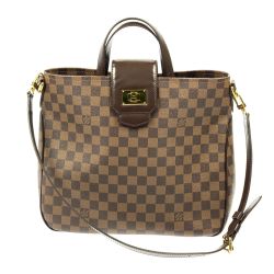▽▽ LOUIS VUITTON ルイヴィトン ダミエ カバ・ローズベリー　2WAYバッグ N41177 Bランク
