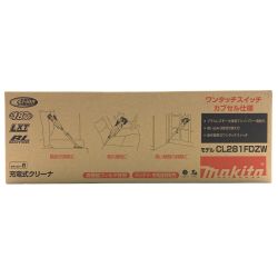 ▽▽ MAKITA マキタ 18V充電式クリーナー CL281FDZW 白 Sランク
