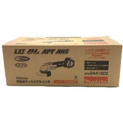 ▽▽ MAKITA マキタ 18V　100mm　充電式ディスクグラインダ　バッテリ・充電器別販売品 GA412D 開封未使用品 Sランク