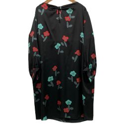 ▽▽ EMPORIO ARMANI エンポリオアルマーニ ドレス　ワンピース　絹　シルク　SIZE48 1NA17T 1M502 ブラック Sランク