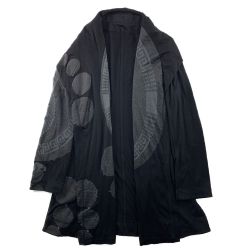 ▽▽ エイココンドウ ロングカーディガン　SIZE42 1312001 ブラック Aランク