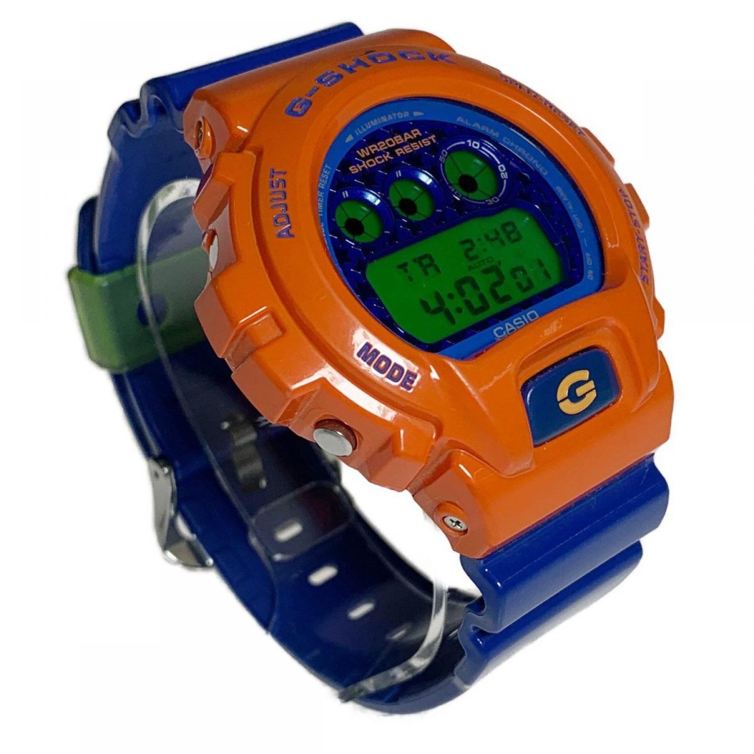G-SHOCK DW-6900SC オレンジ×ブルー クレイジーカラーズ-