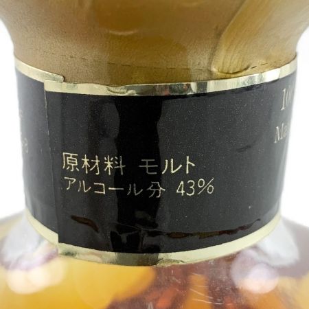 【北海道内限定発送】 三楽 軽井沢 モルトウイスキー 15年 720ml プレート欠品 未開栓