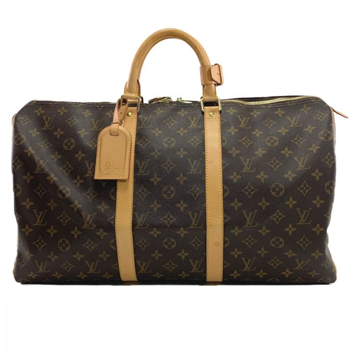 LOUIS VUITTON ルイヴィトン キーポル 55 モノグラム ボストンバッグ 