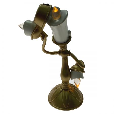  Disney ディズニー 美女と野獣　コグスワースの置時計とルミエールのライト　まとめ売り