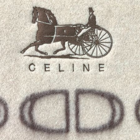  CELINE セリーヌ ウール毛布　140×200cm　シングルサイズ FST 1001220