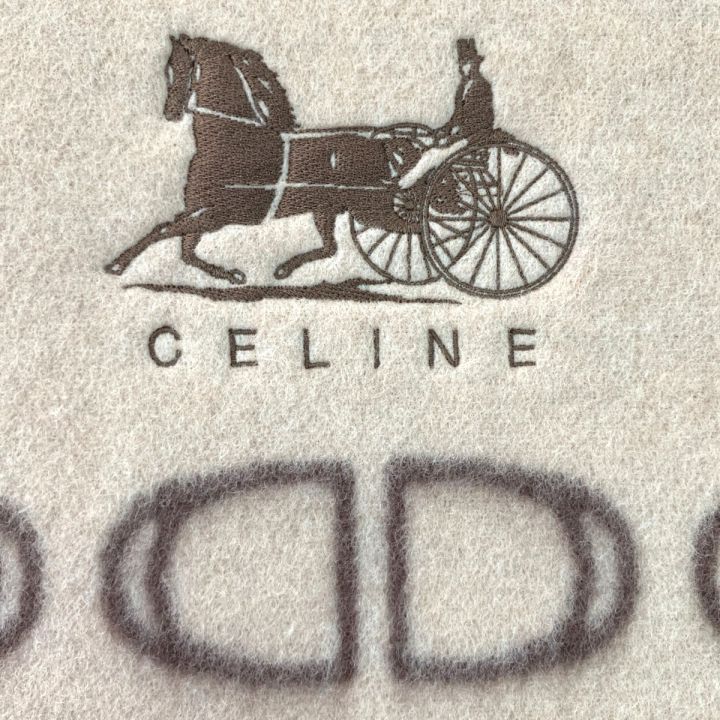 CELINE セリーヌ ウール毛布 140×200cm シングルサイズ FST 1001220｜中古｜なんでもリサイクルビッグバン