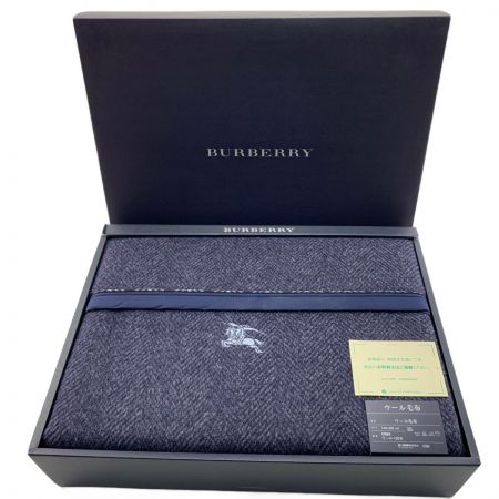 中古】 BURBERRY バーバリー ウール毛布 140×200cm FST 1001110 A