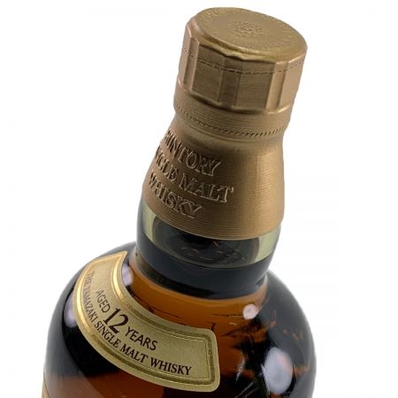 【北海道内限定発送】 YAMAZAKI 山崎/サントリー 12年 シングルモルトウイスキー 700ml 未開栓