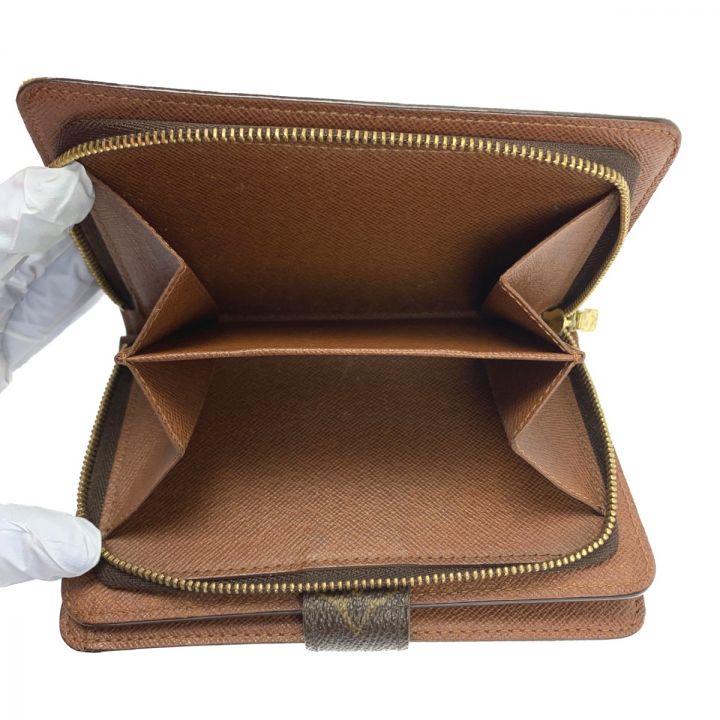 中古】 LOUIS VUITTON ルイヴィトン ポルトパピエジップ モノグラム 二 ...