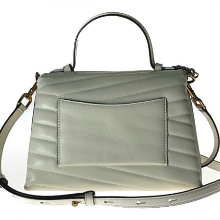  TORY BURCH トリーバーチ 2WAYバッグ　 KIRA CHEVRON TOP HANDLE 61674 NEW IVORY