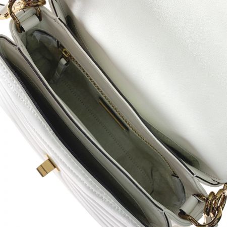  TORY BURCH トリーバーチ 2WAYバッグ　 KIRA CHEVRON TOP HANDLE 61674 NEW IVORY