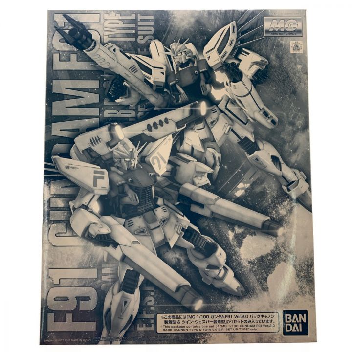 MG 1/100 ガンダムF91 Ver.2.0 バックキャノン装着型＆ツイン・ヴェスバー装着型 未組立品