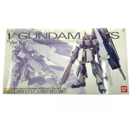 【中古】 MG 1/100 FA-93HWS ν（ニュー）ガンダム HWS Ver.Ka 未