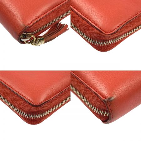  GUCCI グッチ 長財布　ラウンドファスナー　ダブルG 308280 コーラル
