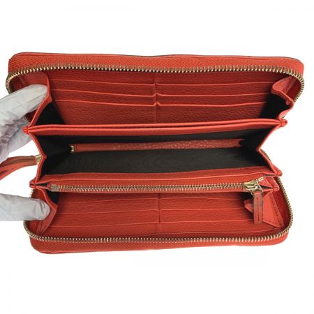  GUCCI グッチ 長財布　ラウンドファスナー　ダブルG 308280 コーラル