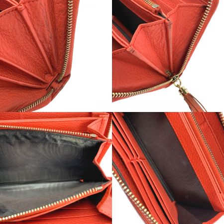  GUCCI グッチ 長財布　ラウンドファスナー　ダブルG 308280 コーラル