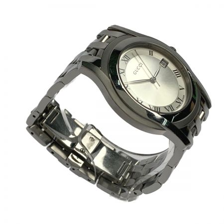  GUCCI グッチ メンズ　クオーツ　腕時計 5500M シルバー