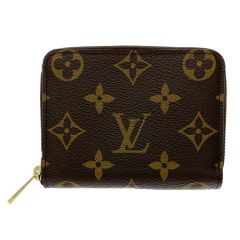 LOUIS VUITTON ルイヴィトン モノグラム ジッピー・コインパース コインケース M60067 ブラウン Aランク